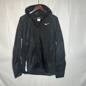 $190 Nike Running Division Black Repel Full Zip Packable Men's M Jacket - Picture 1 of 4