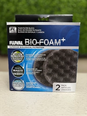Fluval Bio-Foam+ para filtro de bote FX2/FX4/FX5/FX6, paquete de 2 #A239 Foto 1 de 4