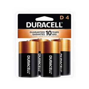 (4er Pack) Duracell Coppertop D-Zellen Batterien, langlebige Leistung - Bild 1 von 1
