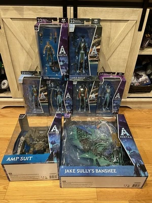 Lot of 8 Mcfarlane Toys from Avatar 2: Way Of The Water - Image 1 of 4