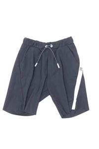 Il Gufo Childrens Girls Drawstring Waist High Rise Shorts Black White Size 6 - Picture 1 of 4