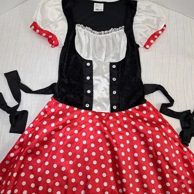 Miss Mouse Sexy Halloween Dress Costume Cosplay Busty Front Corset Tule Skirt - Image 1 of 4