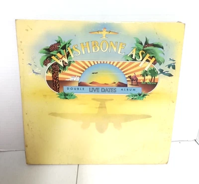Wishbone Ash vinyl double LP, Live Dates, gatefold, MCA2-8006 W/Booklet VG+ - Image 1 of 4