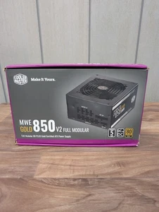 Cooler Master 850W MWE 850 V2 ATX3.1, 80PLUS Gold, entièrement modulaire, lire détails - Photo 1/15