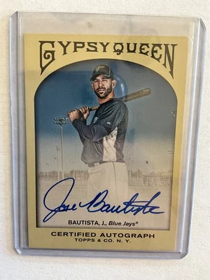 Jose Bautista  2011 Topps Gypsy Queen Autograph *On-Card Auto* #GQA-JB Blue Jays - Image 1 of 3