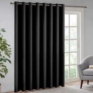 Room Divider Curtain Vertical Blinds Room Darkening Solid Wide Drapes ... - Picture 1 of 9