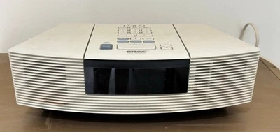 Bose Wave AWRC-1P Stereo CD Player and Radio White - No Remote, CD Needs Repair - Image 1 of 2