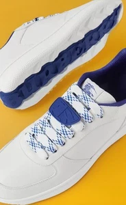 $ 820 Burberry Herren Terrasse Niedrig Leder Turnschuhe in Loch Größe 44 - Bild 1 von 24
