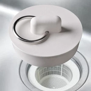 Tapón de fregadero de repuesto para tapones de baño 6 piezas tapón con anillo colgante - Imagen 1 de 11
