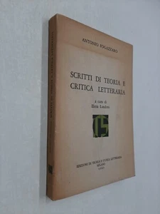 SCRITTI DI TEORIA E CRITICA LETTERARIA - FOGAZZARO - TEORIA STORIA LETT. - 1983 - Foto 1 di 6