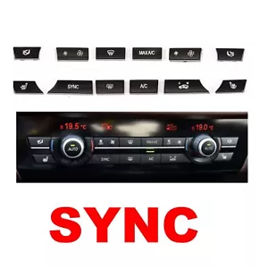 Air Conditioning Control Switch Button Cover For BMW 5 6 7 Series F10 F01 F12 14 - Bild 1 von 3