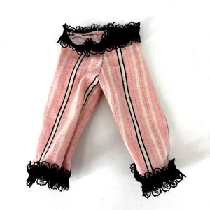 Barbie Puppe Fashion Fever schwarz Spitze Punkte Streifen Pyjama PJ Dessous Hose selten - Bild 1 von 5