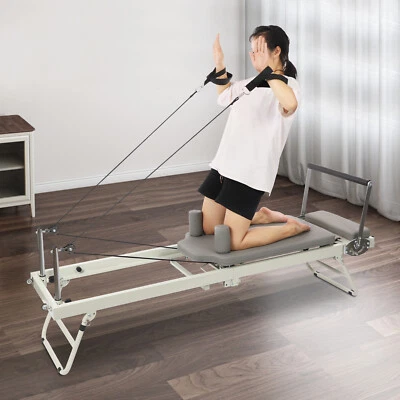 Máquina Reformadora de Pilates Plegable, Equipo Multifuncional de Yoga Fitness Foto 1 de 4