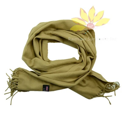 Wholesale Lot 100% CASHMERE Scarf Pure Solid Colored Wool SCOTLAND Men Women  - Image 1 of 2