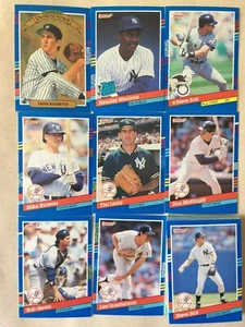 29 card lot of 1991 Donruss New York Yankees Team Set - Picture 1 of 1