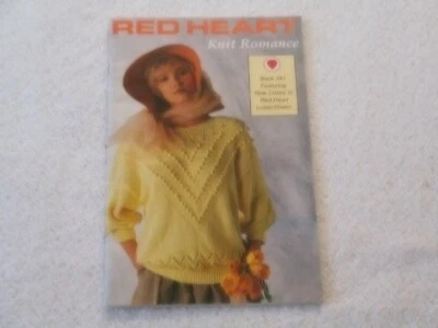 RED HEART  knit romance    # 341 - Image 1 of 4