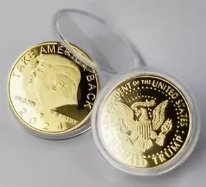 2024 US Donald Trump Coin President Gold Eagle Collection Commemorative USA - Picture 1 of 4