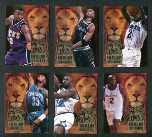 1994 Fleer Young Lion Basketball Card Set 1-6 Shaq Hardaway Webber Johnson Zo + - Picture 1 of 2