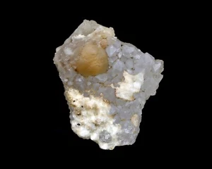 Natürlicher Fluorit Kugel Quarz Mineralien Indien #G 1714 - Bild 1 von 5