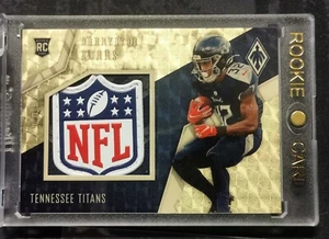 2020 Phoenix - Darrynton Evans RC NFL Shield 1/1 Jumbo Patch Gold vinyl Bills - Picture 1 of 11
