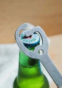 Schöner PIVOT Edelstahl Arty Flaschenöffner Geschenk "Umarmung bald" - Bild 1 von 4