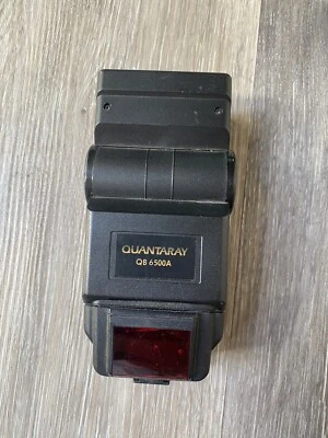 Quantaray QB-6500A Black Portable Shoe Mount Detachable Camera Flash - Image 1 of 4