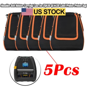 5 Stück Schultergurt Holster Tragetasche für ZQ630 QLN420 Etikettendrucker Tasche - Bild 1 von 7