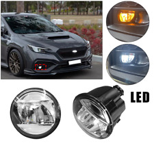 2pcs LED Front Fog Lights Lamp Dual Colors For 2022 2023 2024 Subaru WRX