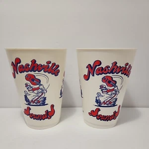 Nashville Sounds Baseball Team Plastikbecher Spielersignaturen Carl Stump Merrill - Bild 1 von 12