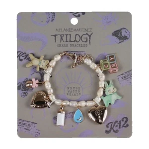 PULSERA CON DIJE DE PERLAS DE AGUA DULCE CRYBABY MELANIE MARTÍNEZ - Trilogía TOTALMENTE NUEVA - Imagen 1 de 3