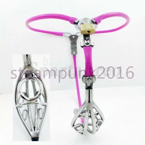 Male Chastity Belt Bird Cage Adjustable Panties Invisible Stainless Steel Device - Picture 1 of 22