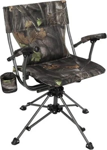 REDCAMP 360° Swivel Hunting Chairs for Ground Blinds, Portable Folding Camo - Picture 1 of 7