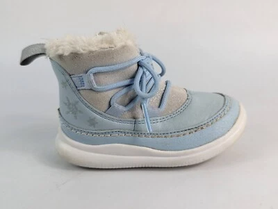 Clarks Disney Frozen 2 Bebés Niñas Cuero Botas de Invierno Reino Unido 4,5 F Foto 1 de 4