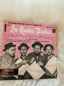 7" LES QUATRE BARBUS 1re Série PHILIPS MINIGROOVE EP von  1955 Nr. 432.026 BE - Bild 1 von 1