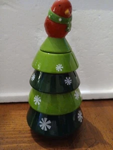 Pier 1 Imports Weihnachtsbaum Messbecher Set Rot Kardinal Urlaub Küche Dez - Bild 1 von 5