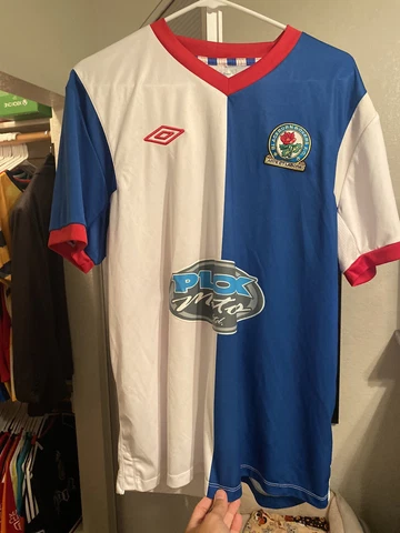 Yakubu Umbro Blackburn Rovers 2011/2012 Home Soccer Jersey Large Cover