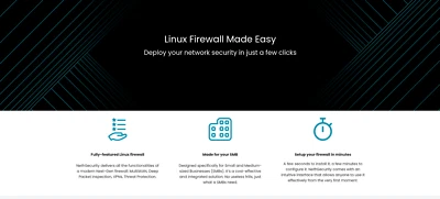 Linux Firewall SSD Made Easy Deploy your network security in just a few clicks - Image 1 of 4