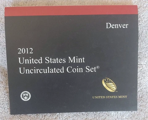 2012 US Mint Uncirculated Coin Set Denver Cover
