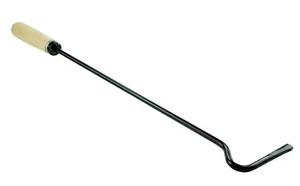 85cm Schürhaken mit Holzgriff Schüreisen Feuerhaken Feuereisen Stecheisen Kamin - Bild 1 von 6