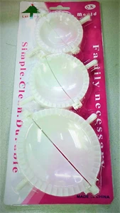 Prensa de masa de 3 tamaños albóndigas fabricante de pasteles Gyoza herramienta de moldeo stock de EE. UU. - Imagen 1 de 4