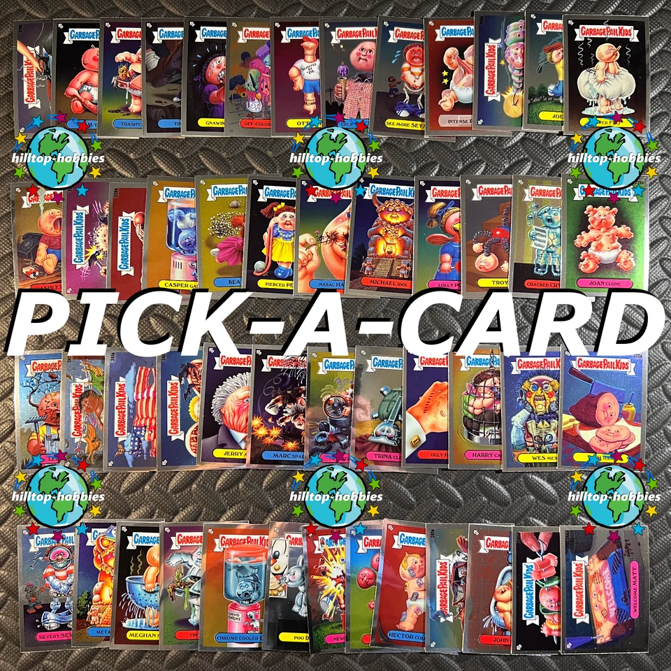 GARBAGE PAIL KIDS 2023 CHROME 6TH SERIES 6 BASE PICK-A-CARD TOPPS GPK 207A-256B - Image 1 of 1