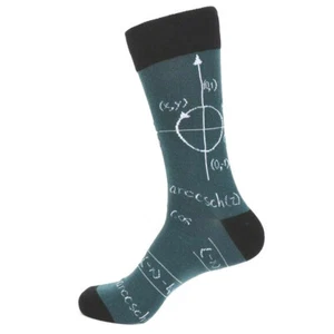 Men's Math Novelty Fun Socks - Picture 1 of 2