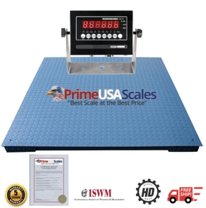 5 Year Warranty 1,000 lb 2x2 Pallet Floor Scale Warehouse NTEP Legal 4 Trade - Picture 1 of 6