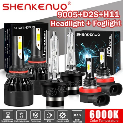 Para For Acura TL 2009-2013 2014 Faros LED HID Hi/Lo Bombillas de luz antiniebla Foto 1 de 4