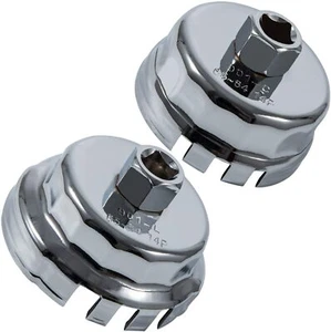 2PCS 64mm 14 flute Oil Filter Cap Wrench Tool for Toyota Lexus 1.8L & 2.0L-5.7L - Picture 1 of 12