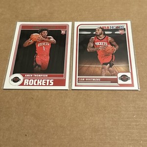 2023-24 NBA Hoops Amen Thompson Tribute RC & Cam Whitmore RC Houston Rockets