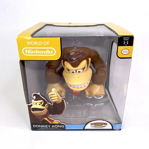 6" Jakks World of Nintendo DONKEY KONG  Deluxe Action Figure NEW IN SEALED BOX Cover