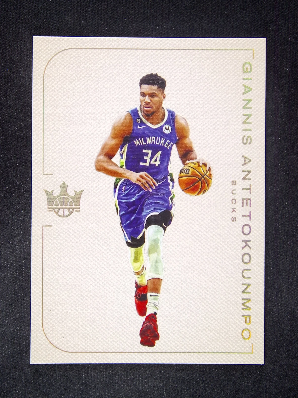 2022-23 Panini Court Kings Giannis Antetokounmpo #9 Blank Slate Case Hit SSP