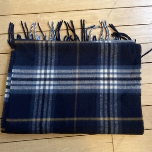 Scarf Acrylic Fringed Bloomingdale's The Men's Store Germany Black & gray - Picture 1 of 5