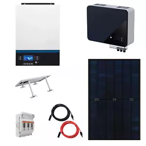 Super Mini Solar Off-Grid Kit 1500W Lithium Battery 2.5kWh 6x JA-Solar Panels - Picture 1 of 15